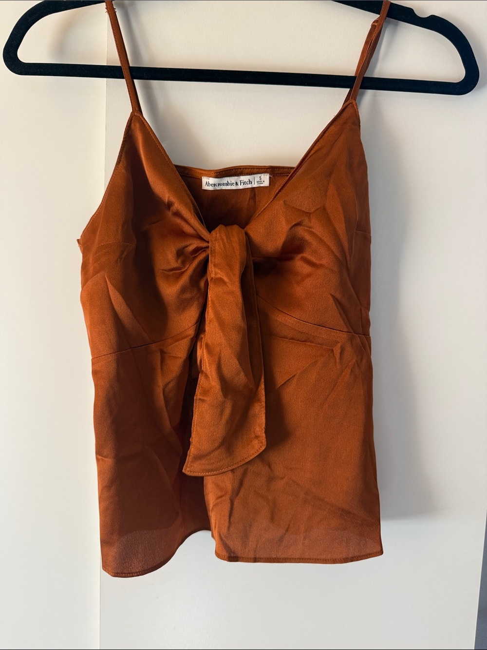 Abercrombie and Fitch silk tie tank top